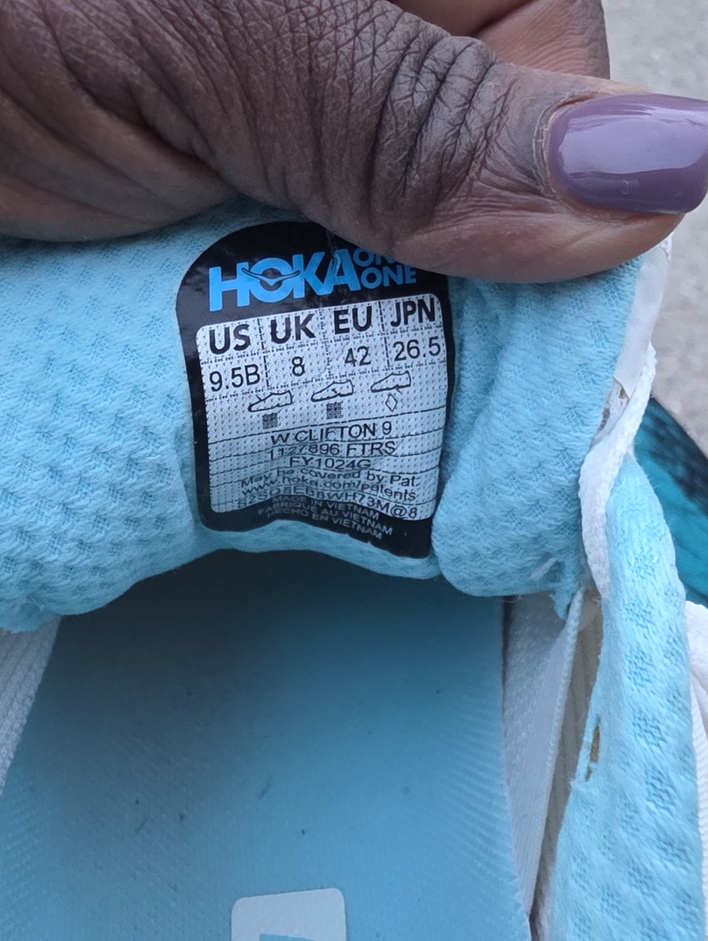 Hoka One Clifton Sneaker Women 9.5B - Picture 14 of 15